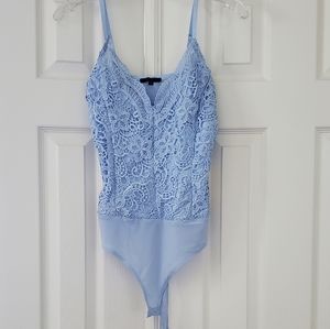 Baby Blue Lace Bodysuit